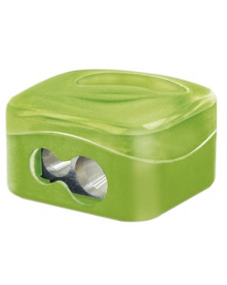 Sacapuntas m+r metalico 2 usos con deposito colores surtidos