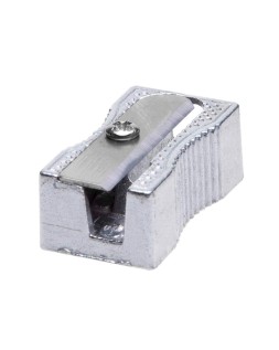Sacapuntas q-connect metalico rectangular 1 uso