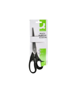Tijera oficina q-connect inoxidable 8" 20 cm en blister