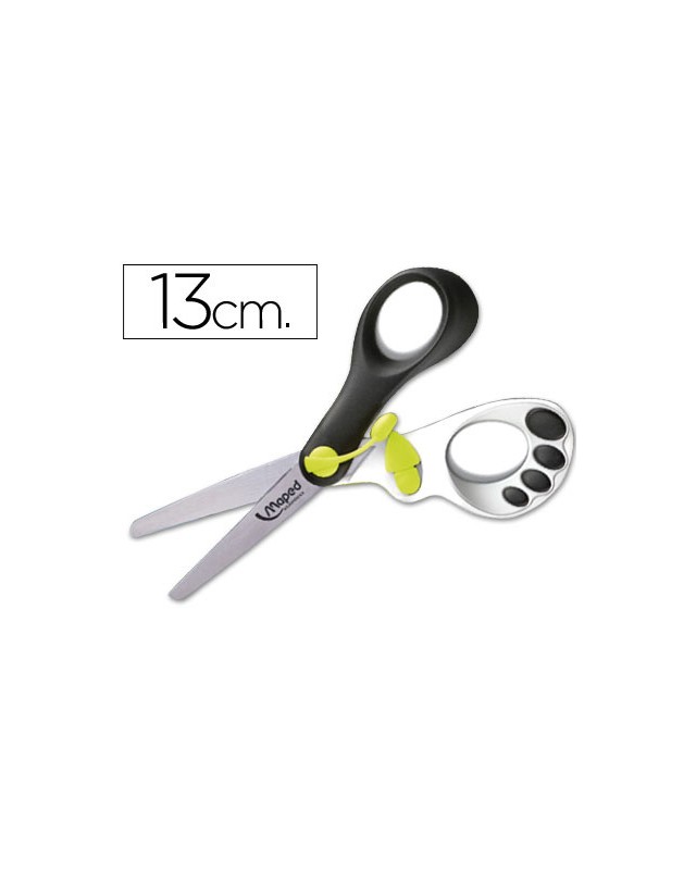 Tijera escolar maped magic up koopy 13cm con resorte para facilitar la accion del corte unidad