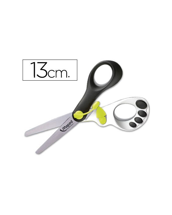 Tijera escolar maped magic up koopy 13cm con resorte para facilitar la accion del corte unidad