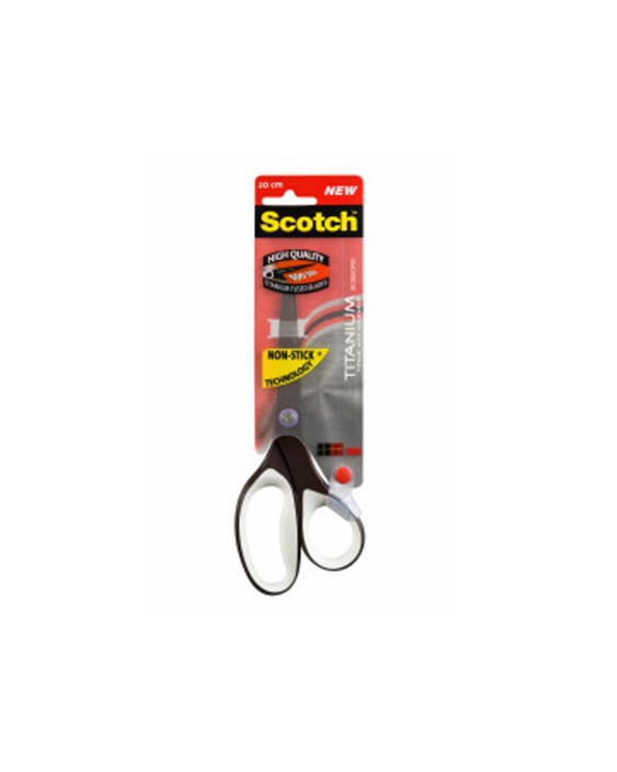 Tijera oficina scotch 20 cms de titanio fundido antiadherente