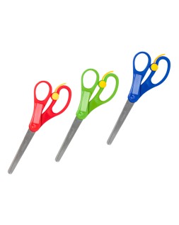 Tijera liderpapel 15 cm con resorte para facilitar el corte unidad