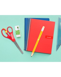 Tijera liderpapel 15 cm con resorte para facilitar el corte unidad