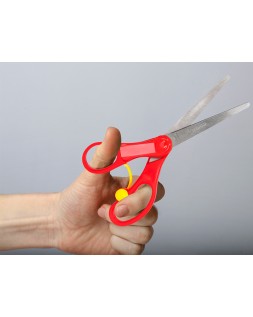 Tijera liderpapel 15 cm con resorte para facilitar el corte unidad