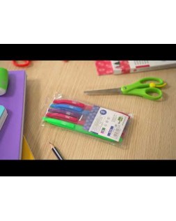 Tijera liderpapel 15 cm con resorte para facilitar el corte unidad