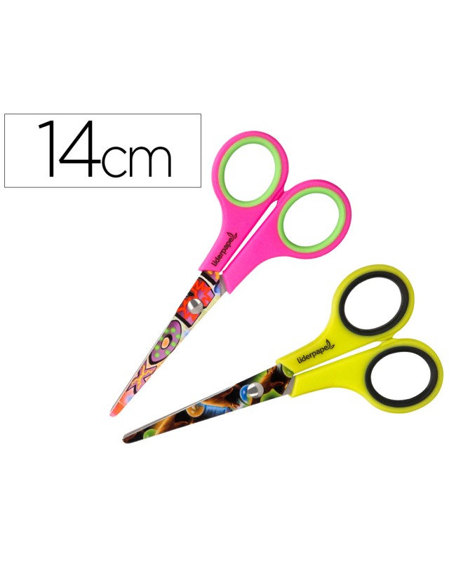 Tijera liderpapel hip hop 14cm unidad