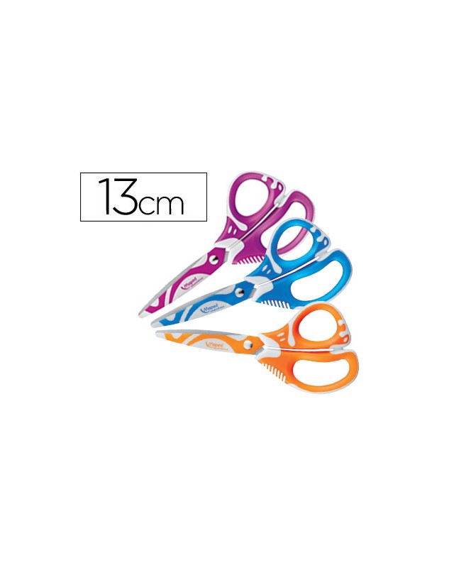 Tijera escolar maped zenoa fit 13 cm