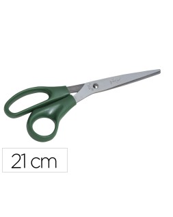 Tijera oficina faibo acero inoxidable 21 cm empuñadura ergonomica