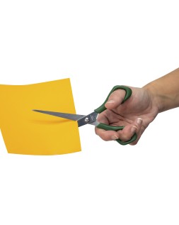 Tijera oficina faibo acero inoxidable 21 cm empuñadura ergonomica