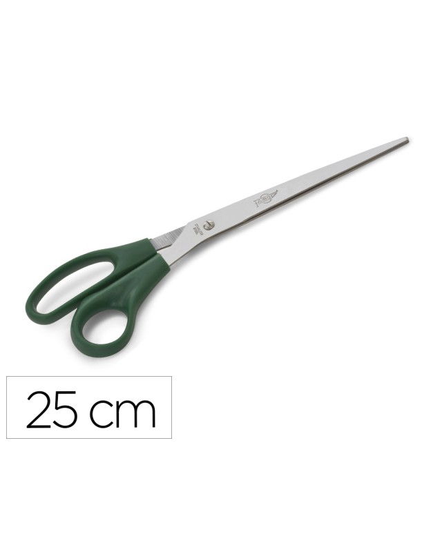 Tijera oficina faibo acero inoxidable 25 cm empuñadura ergonomica