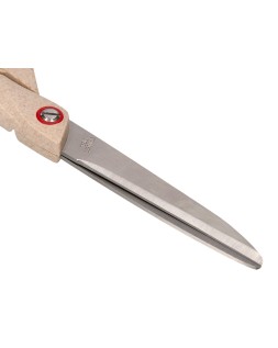 Tijera oficina liderpapel acero inoxidable mango eco material 8" 21,5 cm en blister