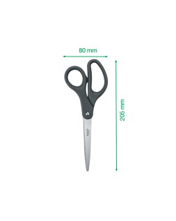 Tijera oficina leitz 20,5 cm titanio color gris oscuro