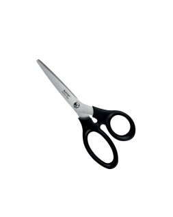 Tijera oficina leitz acero inoxidable 185 mm color negro