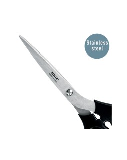 Tijera oficina leitz acero inoxidable 200 mm color negro