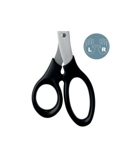 Tijera oficina leitz acero inoxidable 200 mm color negro