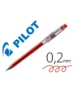 Boligrafo pilot punta aguja g-tec-c4 rojo