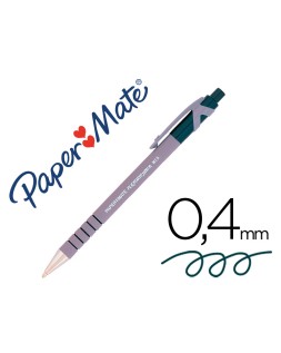 Boligrafo flexgrip retractil negro