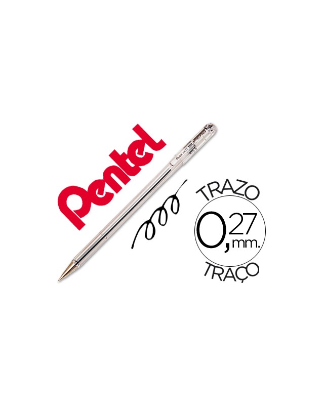 Boligrafo pentel bk-77 a negro