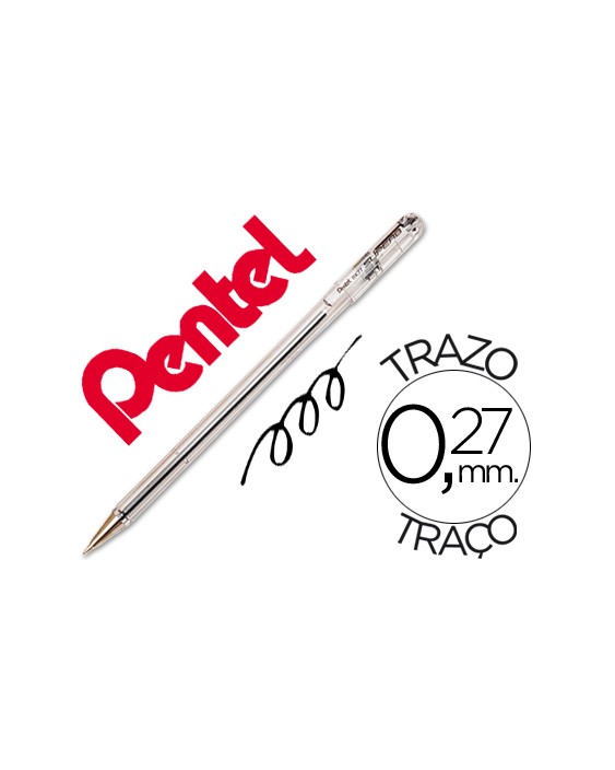 Boligrafo pentel bk-77 a negro