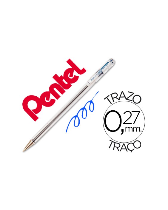 Boligrafo pentel bk-77 c azul