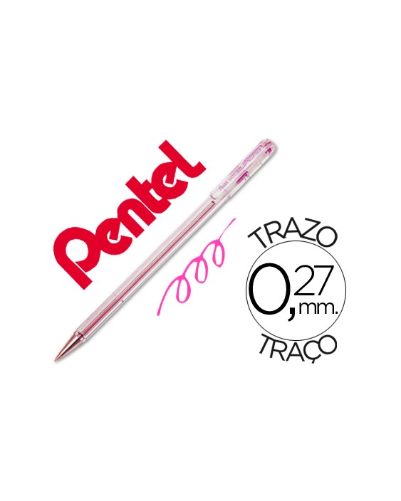 Boligrafo pentel bk-77 p rosa