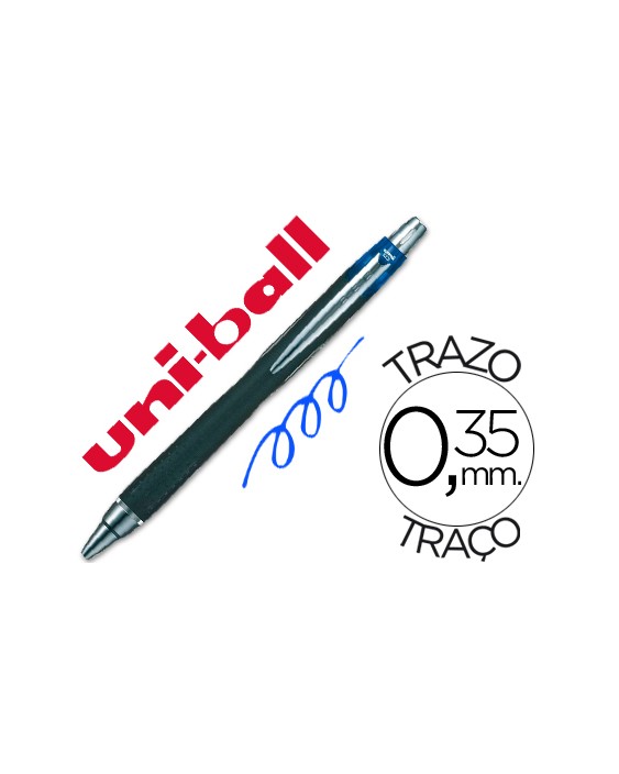 Boligrafo uni-ball jetstream sxn-210 retractil tinta hibrida color azul