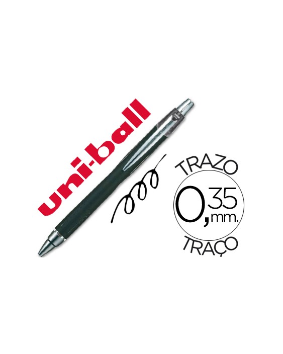 Boligrafo uni-ball jetstream sxn-210 retractil tinta hibrida color negro
