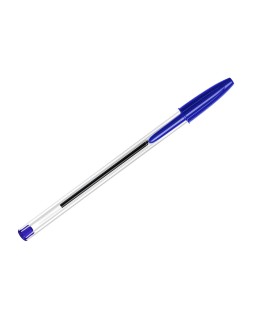 Boligrafo bic cristal original tinta azul bolsa de 5 unidades