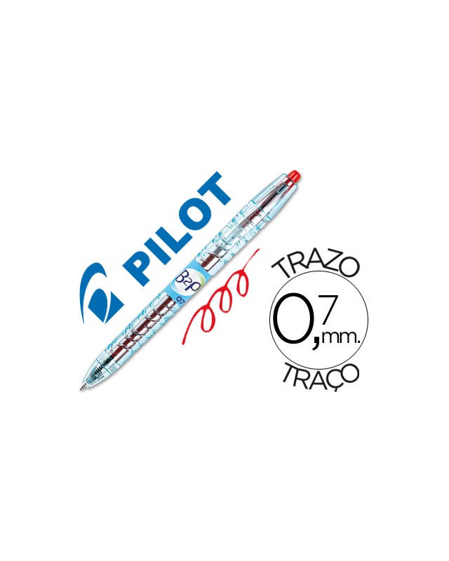 Boligrafo pilot gel b2p rojo