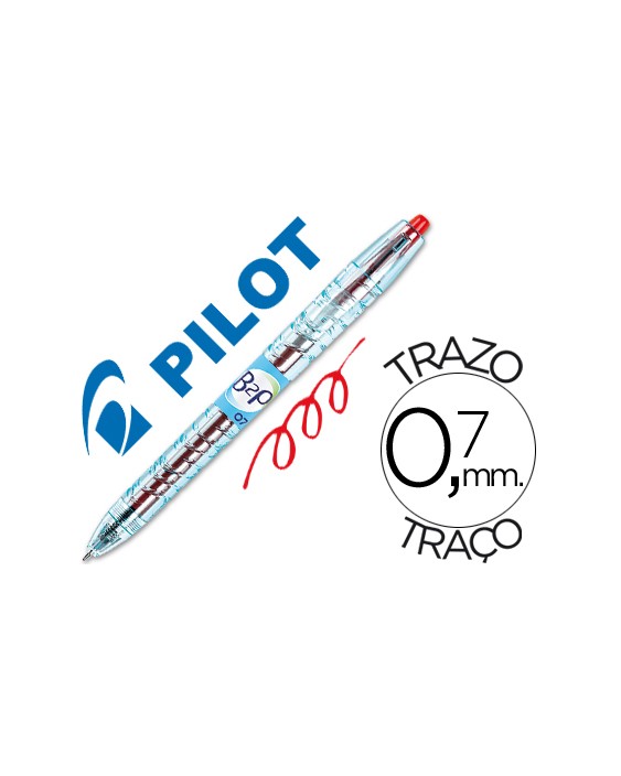 Boligrafo pilot gel b2p rojo
