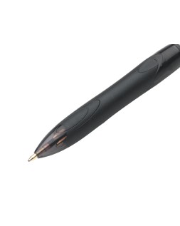 Boligrafo bic cuatro colores con grip colore negro punta 1 mm