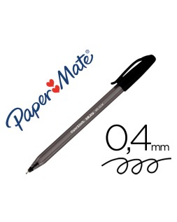 Boligrafo paper mate inkjoy 100 punta media trazo 1mm negro