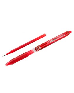 Boligrafo pilot frixion clicker borrable 0,7 mm color rojo