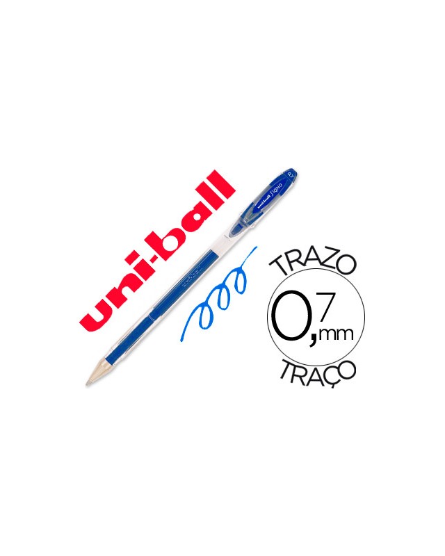 Boligrafo uni-ball roller um-120 signo 0,7 mm tinta gel color azul
