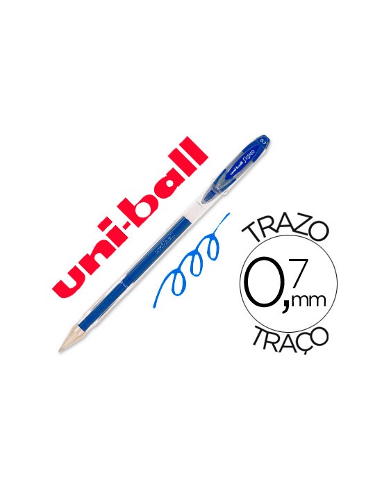 Boligrafo uni-ball roller um-120 signo 0,7 mm tinta gel color azul
