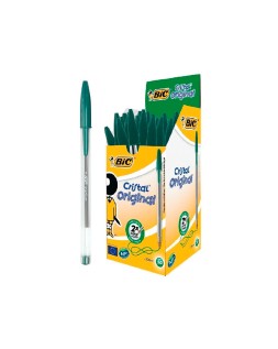 Boligrafo bic cristal original tinta verde unidad
