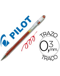 Boligrafo pilot g-1 rojo tinta gel