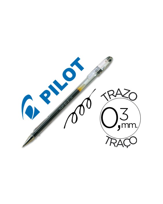 Boligrafo pilot g-1 negro tinta gel