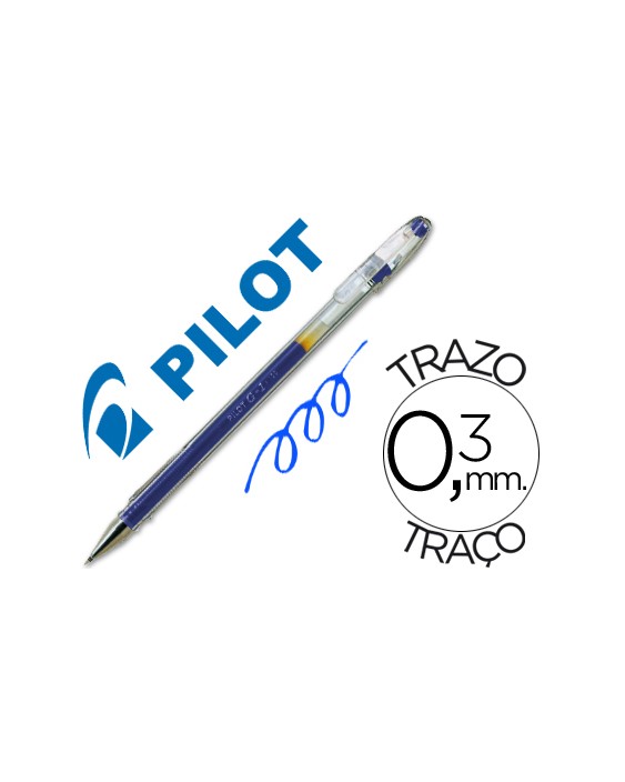 Boligrafo pilot g-1 azul tinta gel