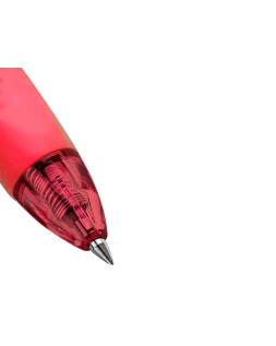 Boligrafo q-connect retractil borrable 0,7 mm color rojo
