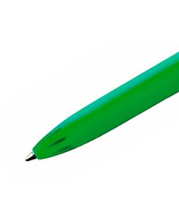 Boligrafo milan p1 retractil 1 mm touch verde