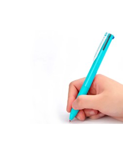 Boligrafo pilot super grip g 4 colores retractil sujecion de caucho tinta base de aceite cuerpo color azul
