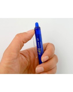 Boligrafo pilot frixion clicker borrable 0,7 mm punta media azul en blister