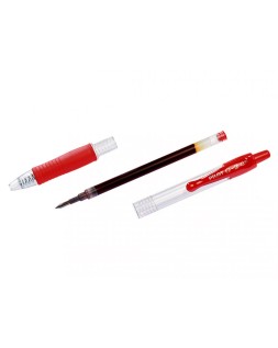 Boligrafo pilot g-2 rojo tinta gel retractil sujecion de caucho en blister