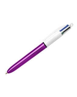 Set escritura bic 1 cuatro colores shine + 1 fluorescente grip pastel + 1 notebook