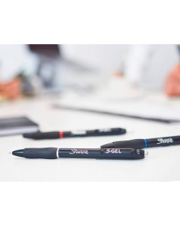 Boligrafo sharpie retractil tinta gel punta 0,7 mm color azul