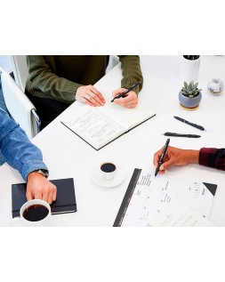 Boligrafo sharpie retractil tinta gel punta 0,7 mm color azul