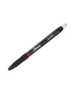 Boligrafo sharpie retractil tinta gel punta 0,7 mm color rojo