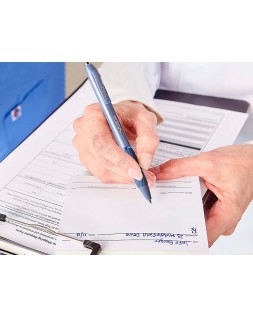 Boligrafo sharpie fashion retractil tinta gel azul 0,7 mm color azul hielo y blanco